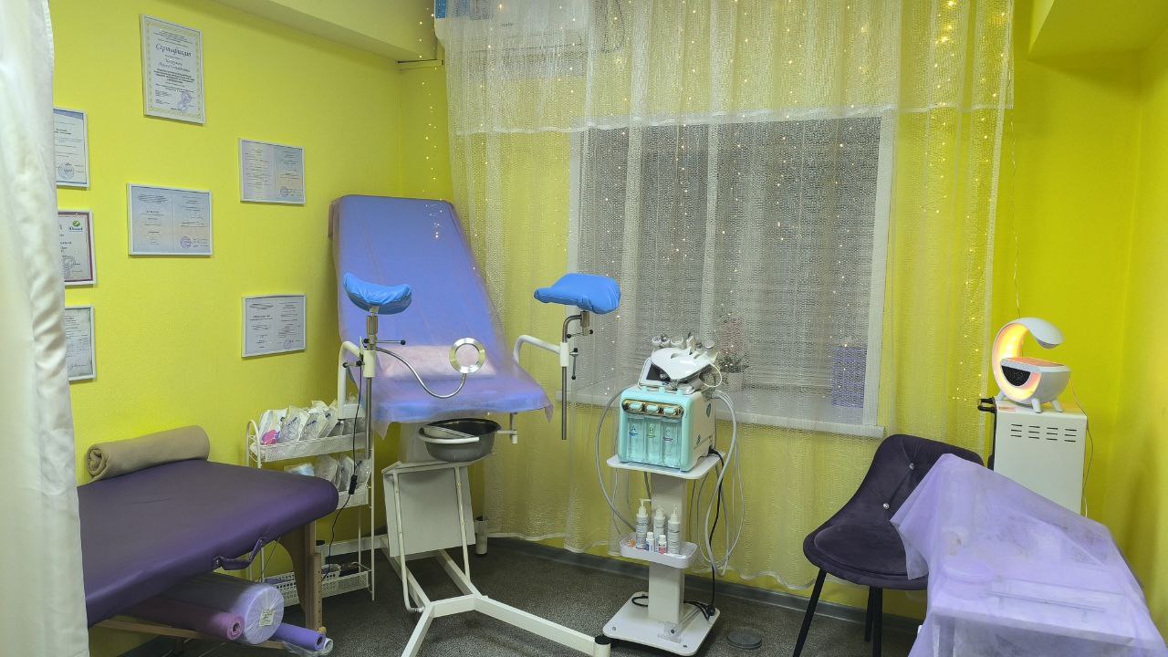 Кабинет гирудопрактики с процедурными креслами и массажными кушетками ГирудоСиб Новосибирск